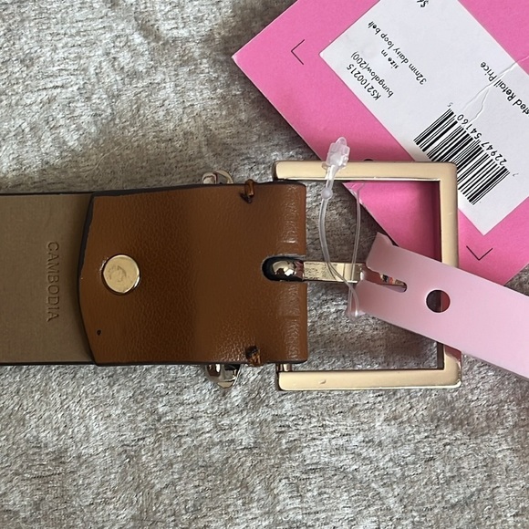 Brand New Kate Spade Genuine Leather Daisy Loop Belt  display picture 1